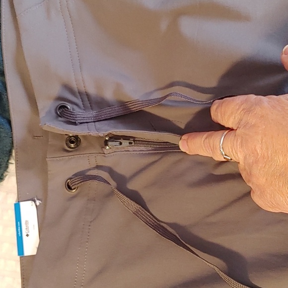 NWT Columbia Women's Anytime Outdoor Long Short Gray - Picture 10 of 13